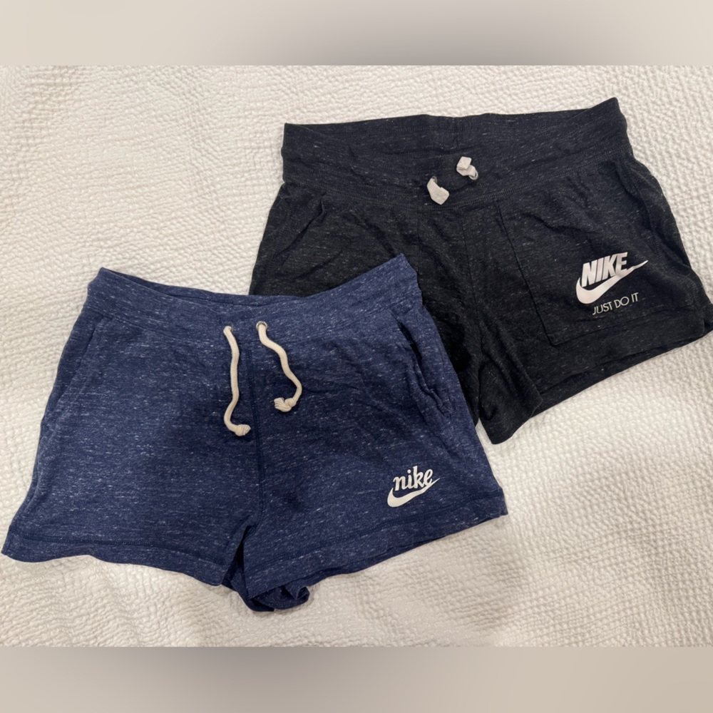 Nike Navy and Charcoal Shorts